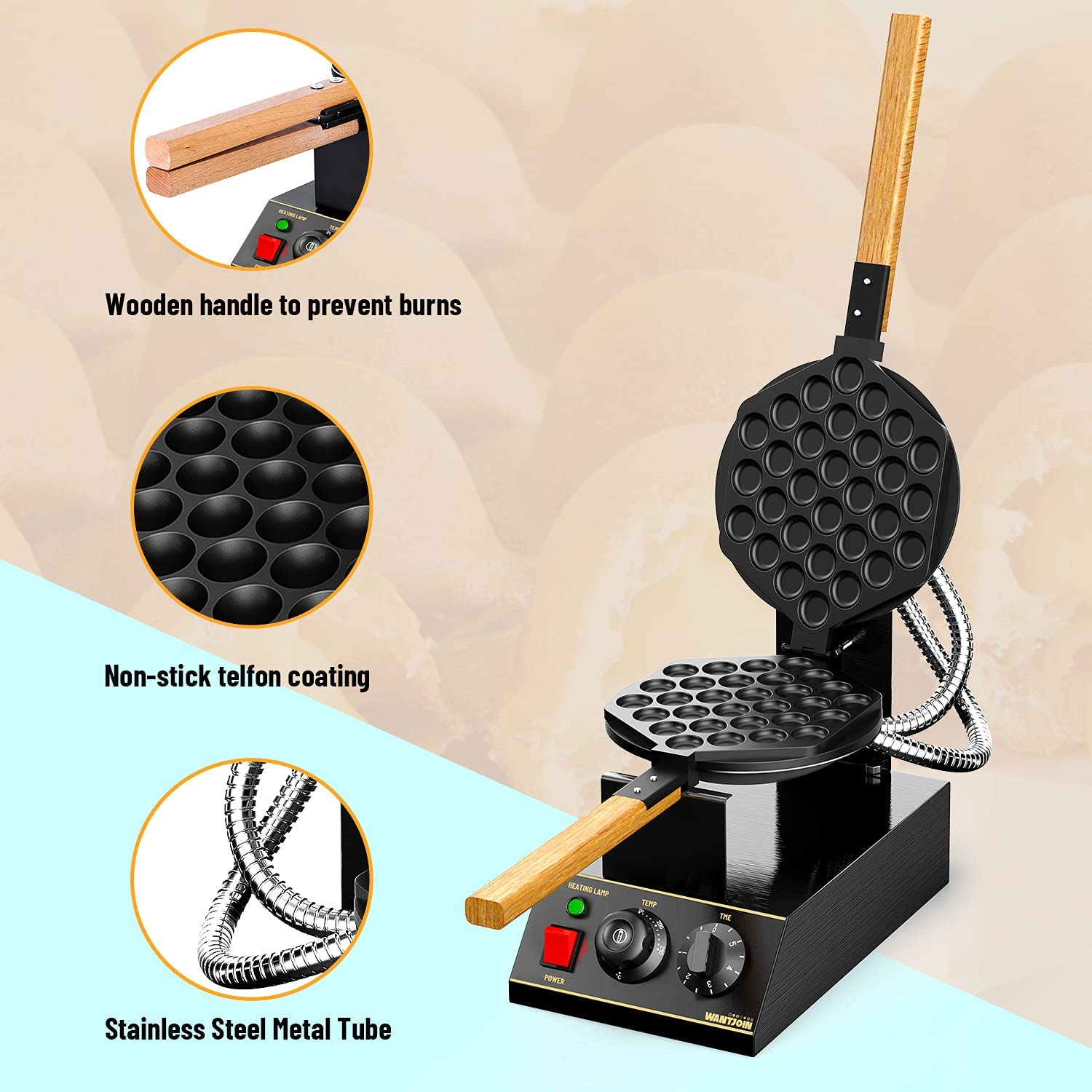 Bubble Waffle Machine